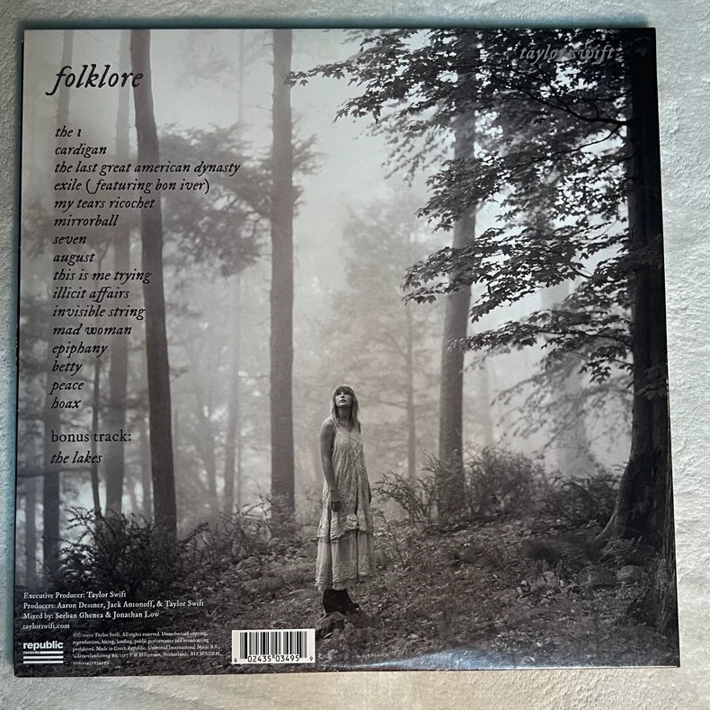 Taylor Swift – Folklore “Clandestine Meetings” European Vinyl LP — detail 3