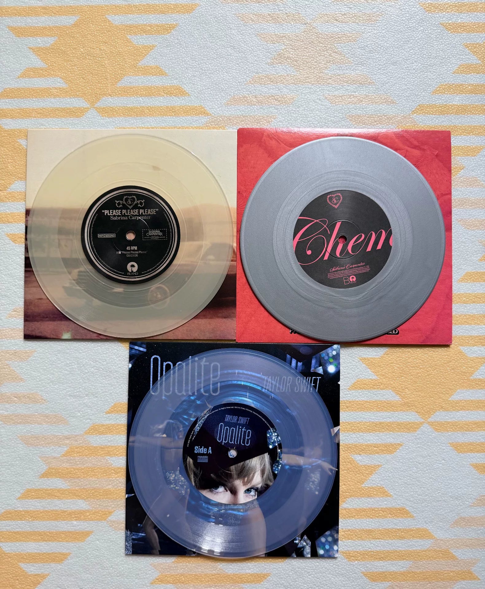 Taylor Swift & Sabrina Carpenter – Three-Single Vinyl Bundle