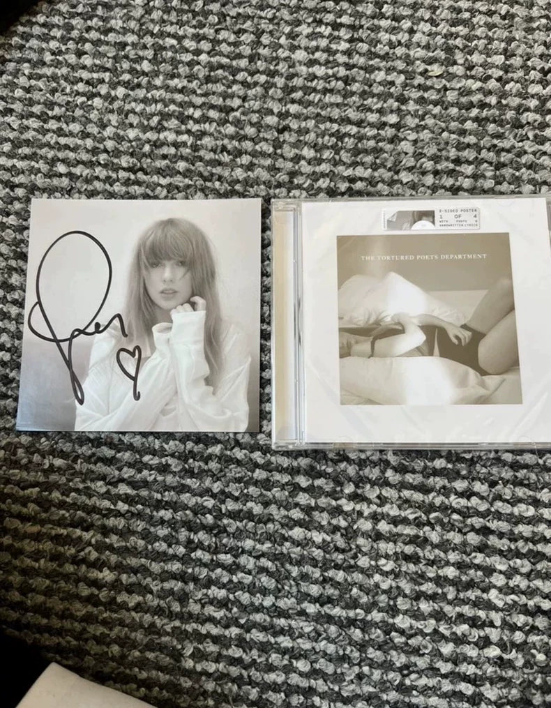 Taylor Swift - TTPD First-Batch Complete-Heart Signed CD