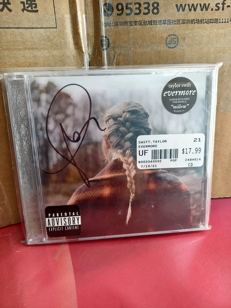 Taylor Swift – evermore Signed CD