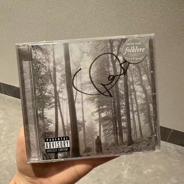 Taylor Swift – Folklore – Signed CD with Heart and Hype Sticker