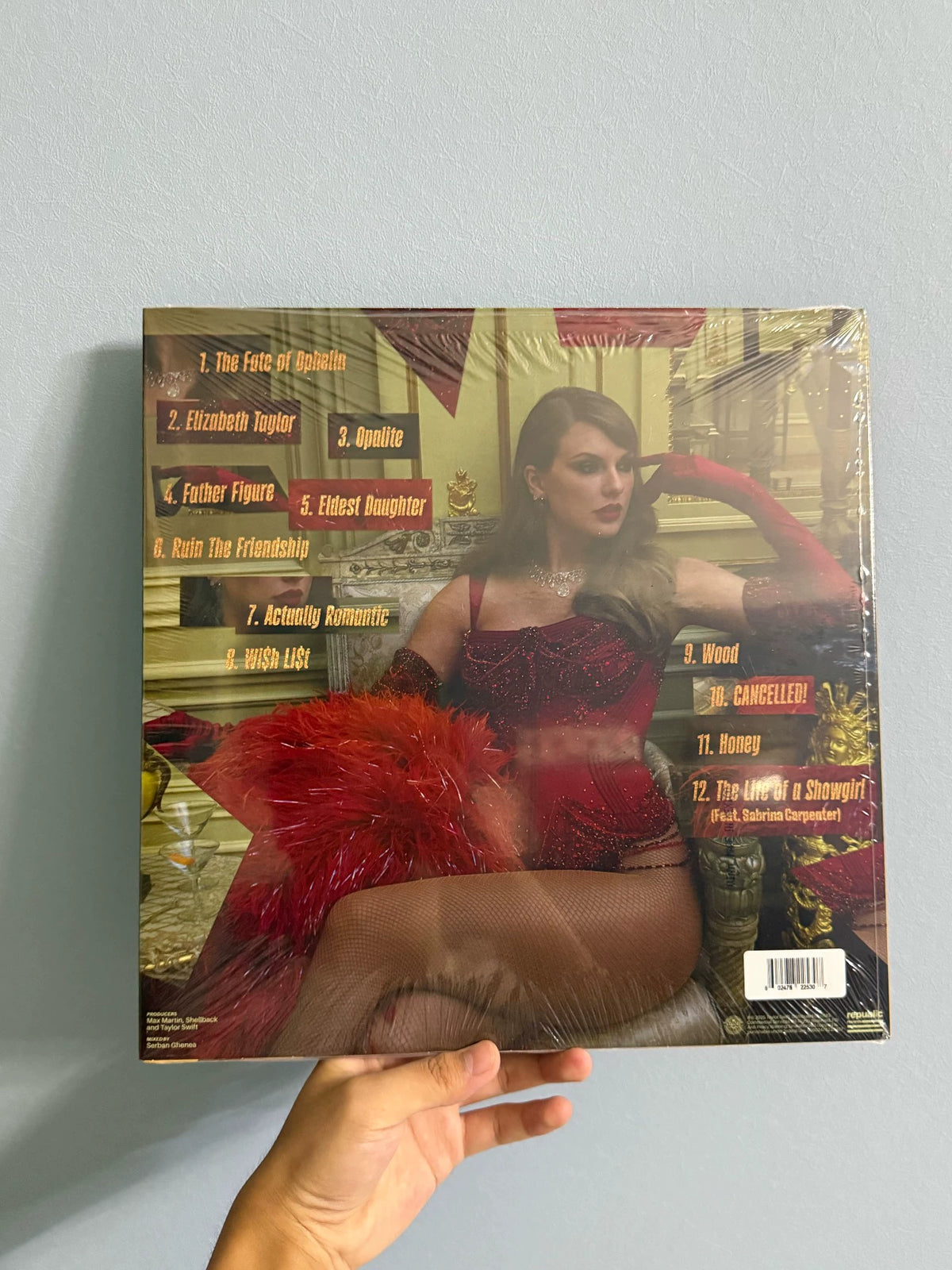 Taylor Swift – The Life of a Showgirl, Yellow Splatter Vinyl (LP) – photo 3
