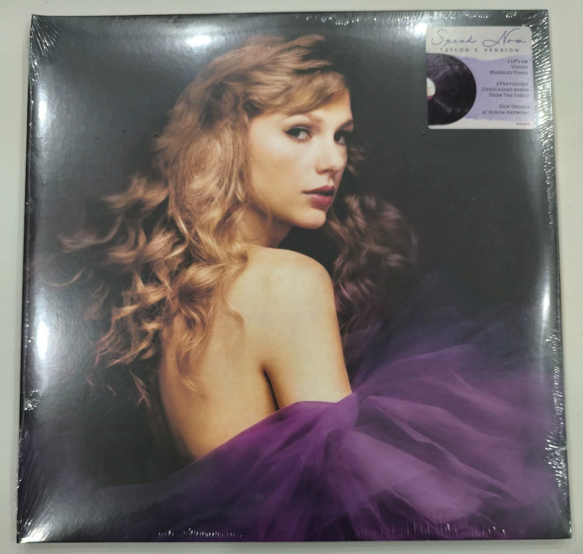 Taylor Swift – Speak Now (Taylor’s Version) – Violet Marbled 3LP – actual item photograph 1