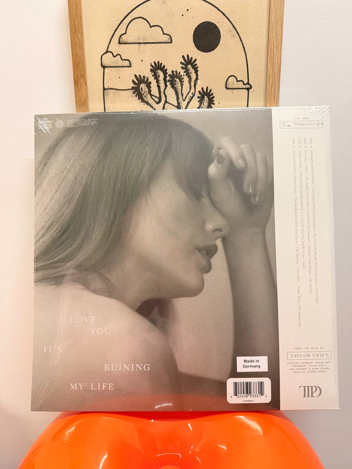Taylor Swift – The Tortured Poets Department – Ghosted White 2LP – actual copy