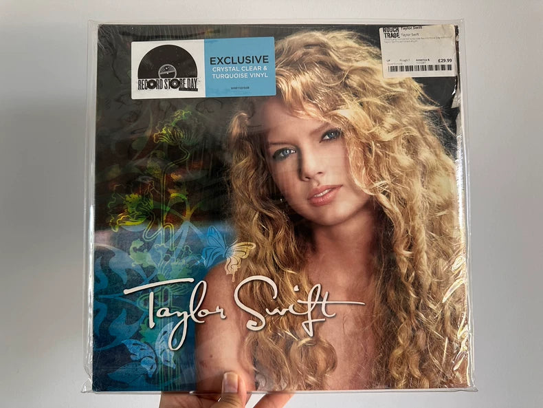 Taylor Swift Taylor Swift 2018 RSD Numbered Crystal Clear & Turquoise 2LP – Sealed