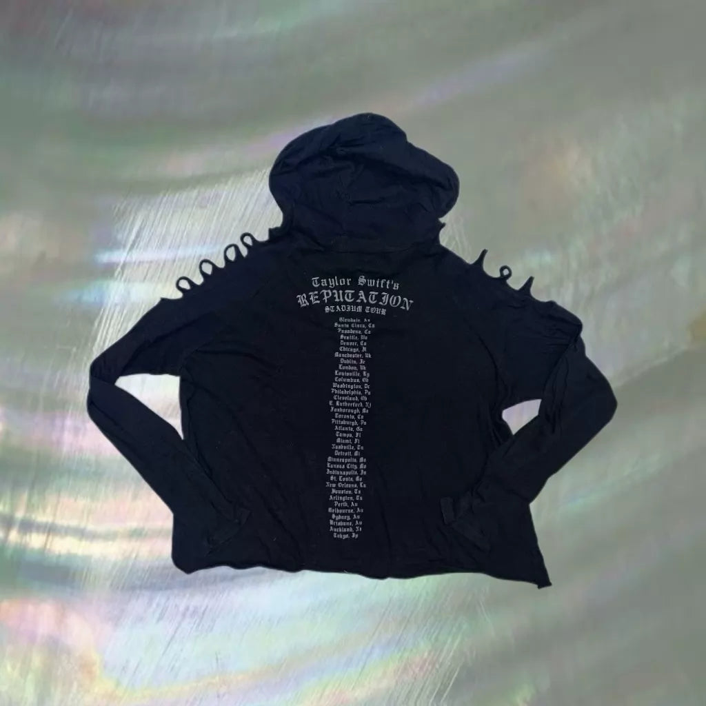 Taylor Swift — reputation Official Hooded Long-Sleeve Top — Pre-Owned — photo 2