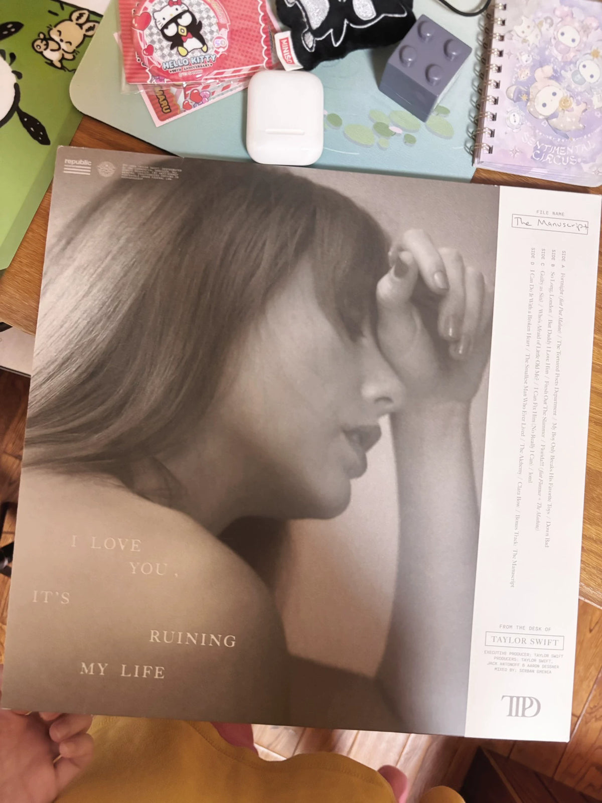 Taylor Swift – The Tortured Poets Department, European Clear Vinyl (2LP) – photo 2