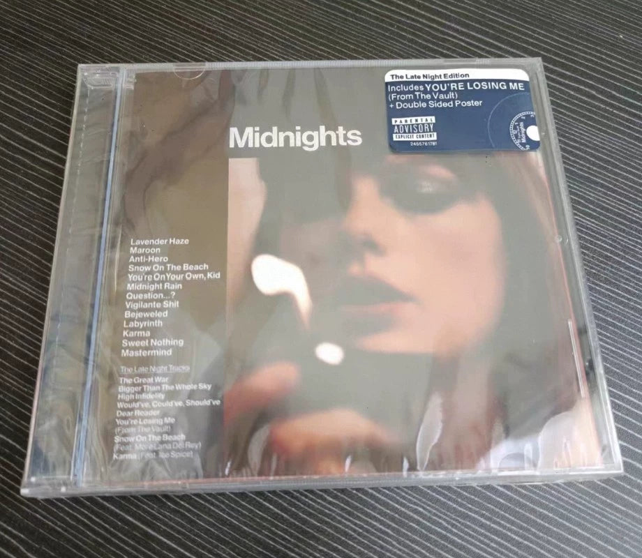 Taylor Swift — Midnights: The Late Night Edition CD — Sealed