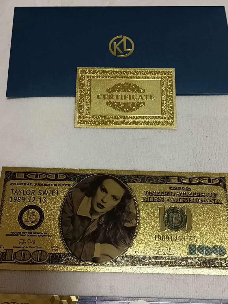 Taylor Swift Commemorative Banknote Set with Envelope & Certificate