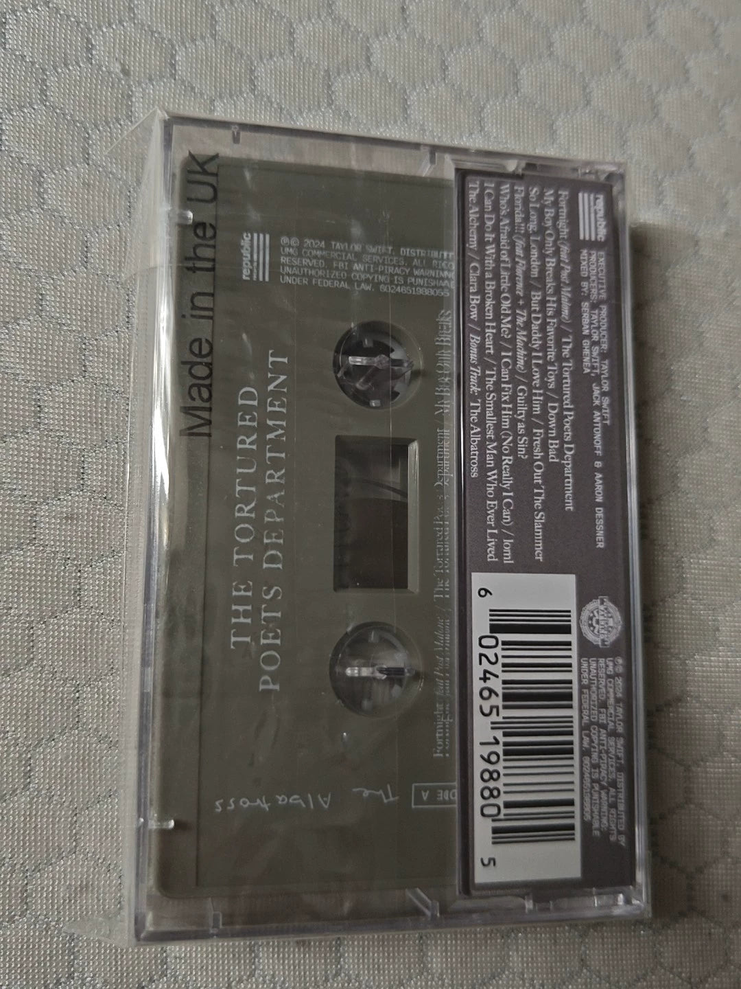Taylor Swift – The Tortured Poets Department — The Albatross Cassette, Sealed — actual item photo 2