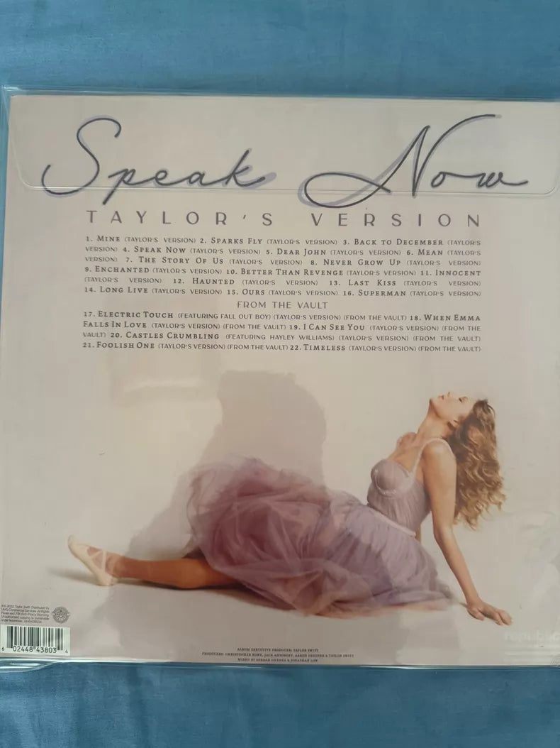 Taylor Swift – Speak Now (Taylor's Version) Purple Vinyl 3LP (Opened) – actual product photo 2