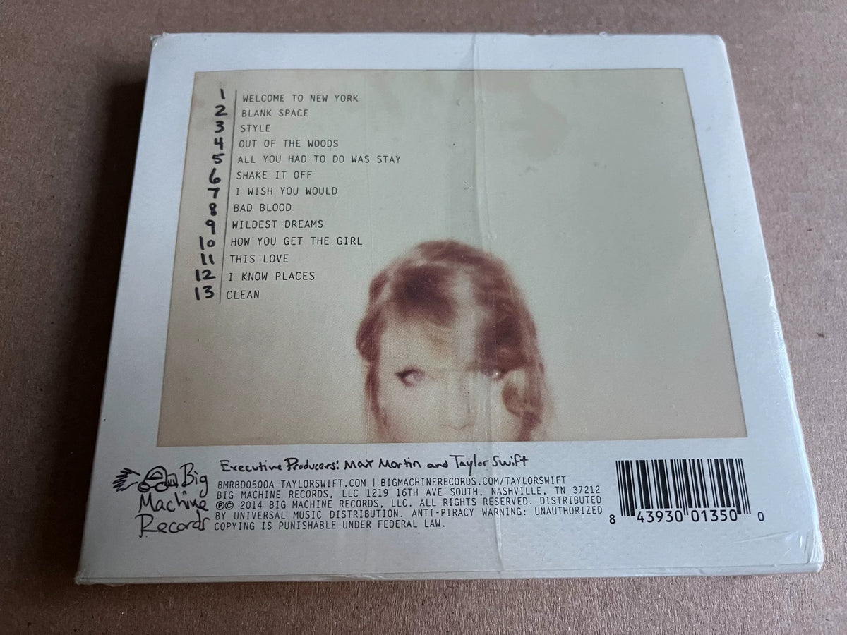 Taylor Swift – 1989 — US First-Week CD, Sealed with Box Wear — actual item photo 3