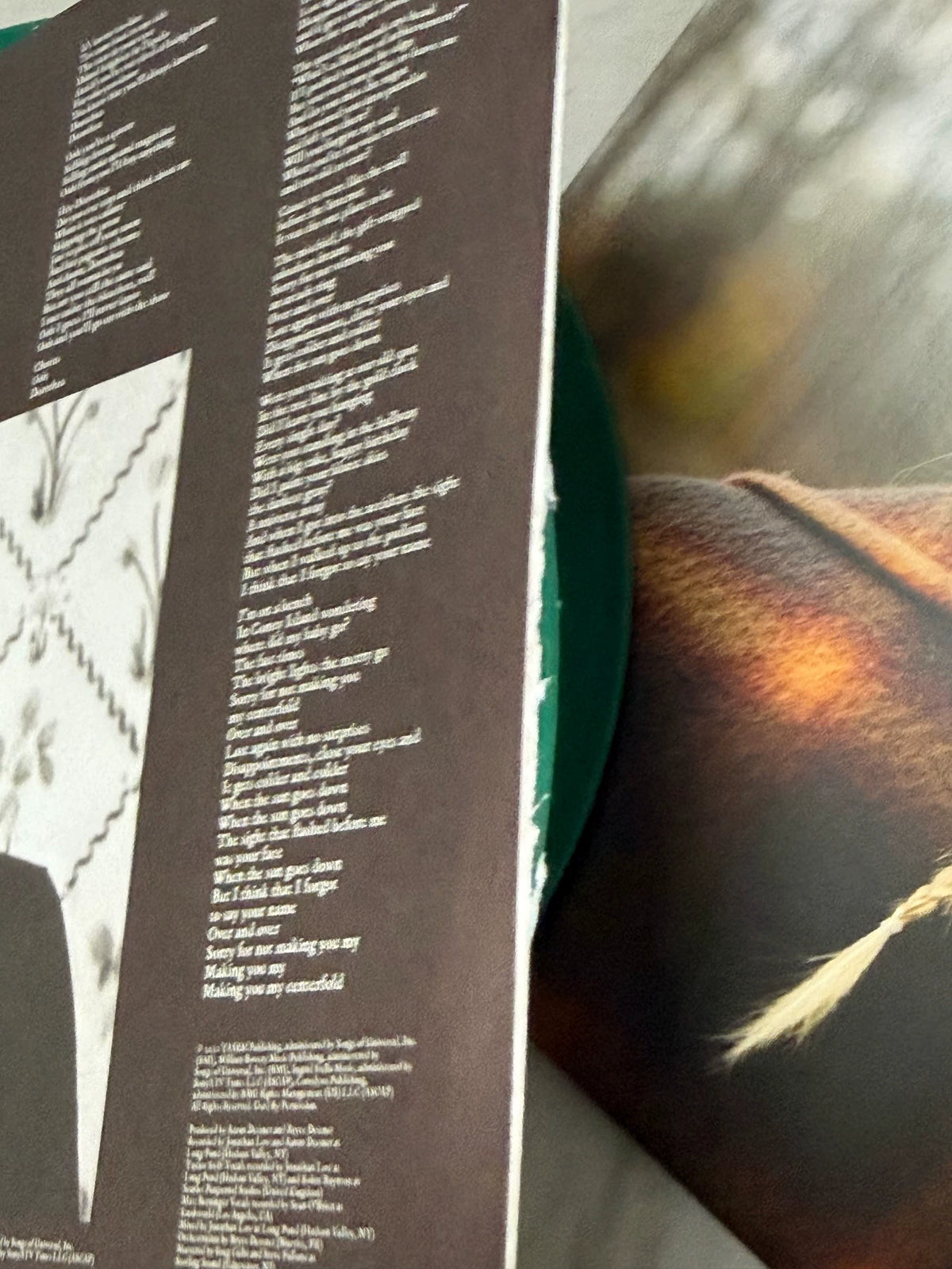 Taylor Swift – Evermore – Green 2LP, Opened, Sleeve Wear – detail 5