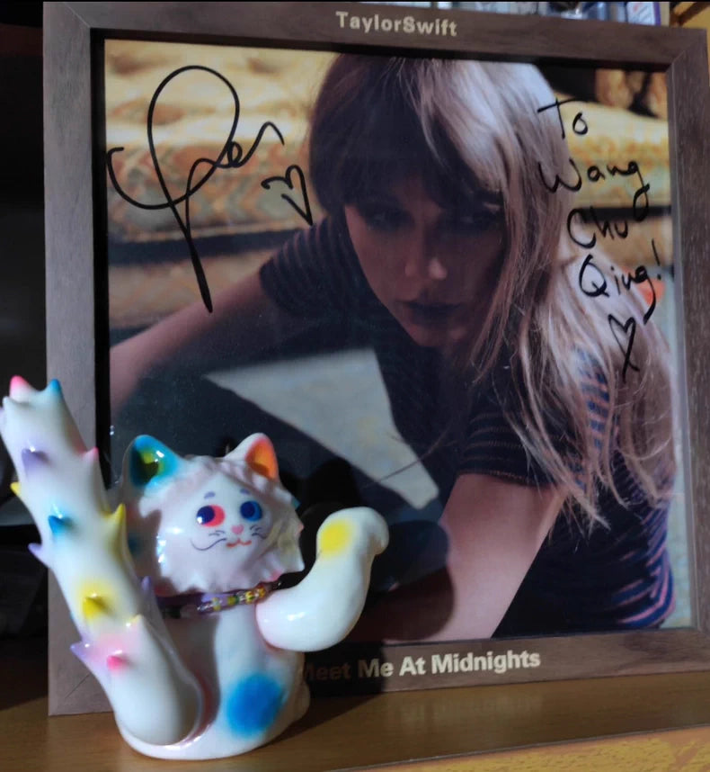 Taylor Swift Signed Album-Era Poster – Folklore or Midnights – Midnights Signed Poster