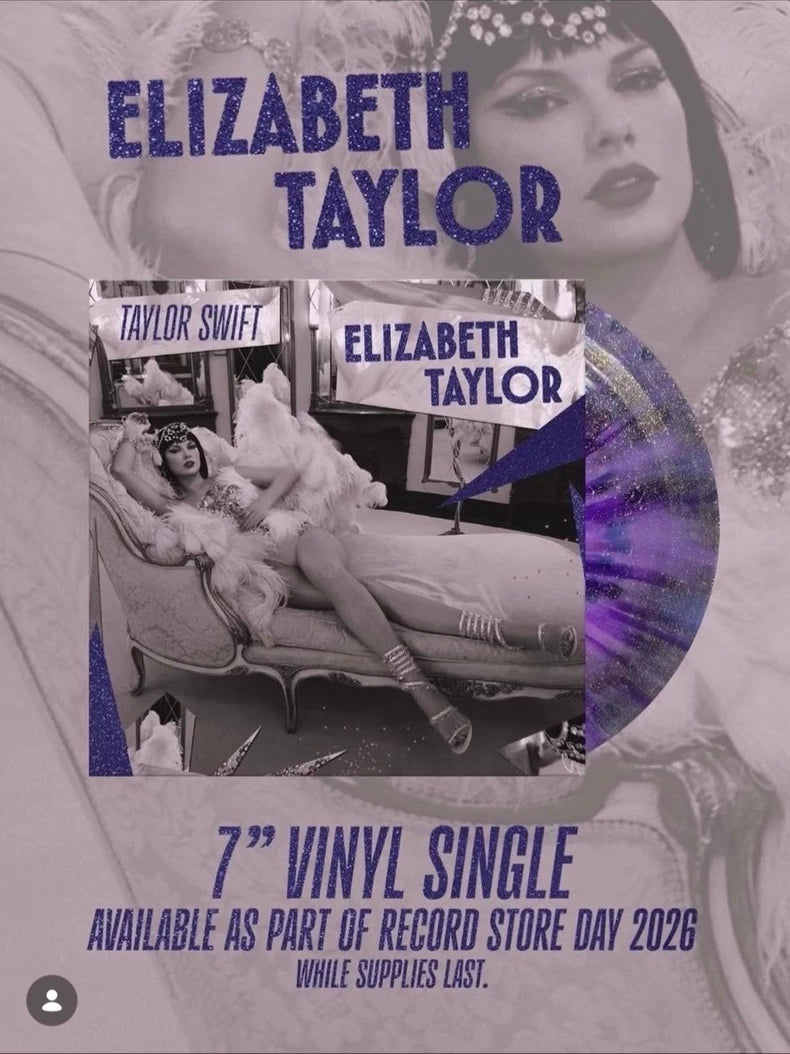 Taylor Swift – Elizabeth Taylor RSD 2026 Limited 7-Inch Colored Vinyl — Default Title