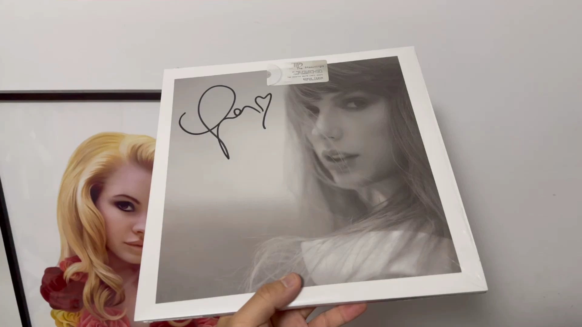 Taylor Swift – The Tortured Poets Department – Signed White Vinyl 2LP — front view