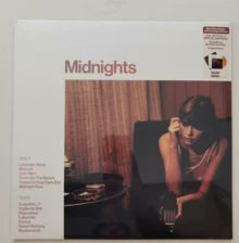 Taylor Swift – Midnights Blood Moon Vinyl & Signed Heart Art Card Set
