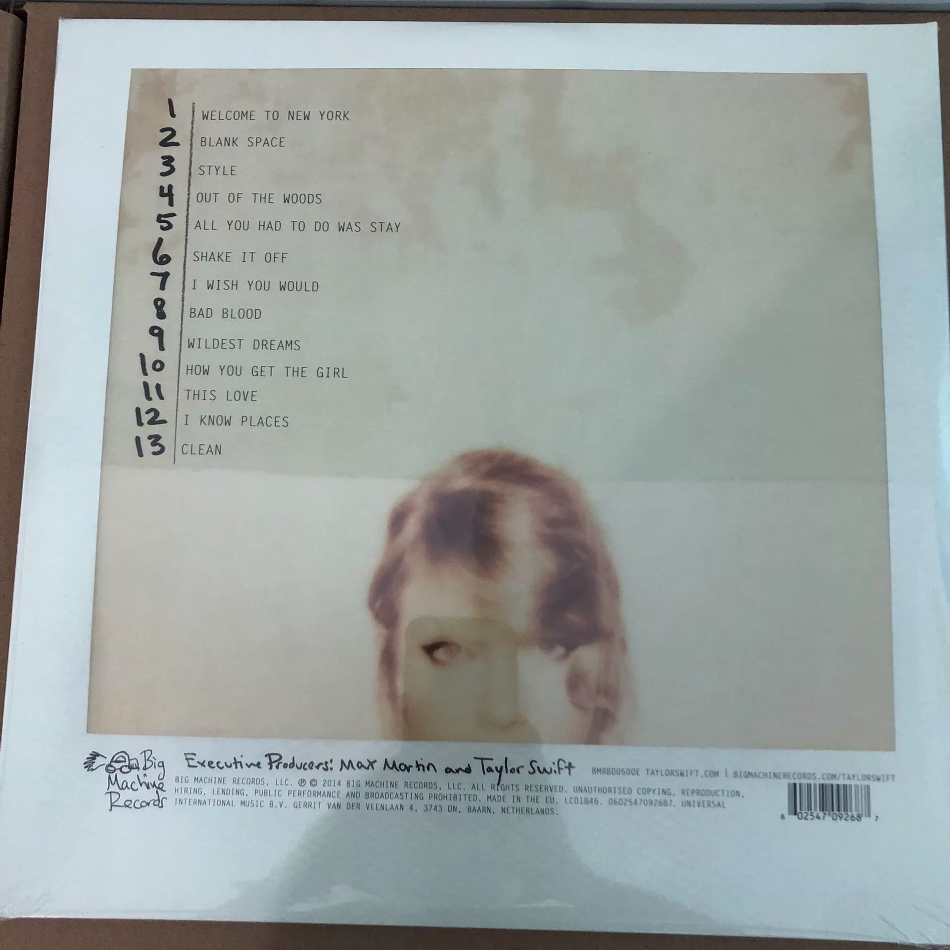 Taylor Swift 1989 Original Album Vinyl 2LP — Seller Photo Edition