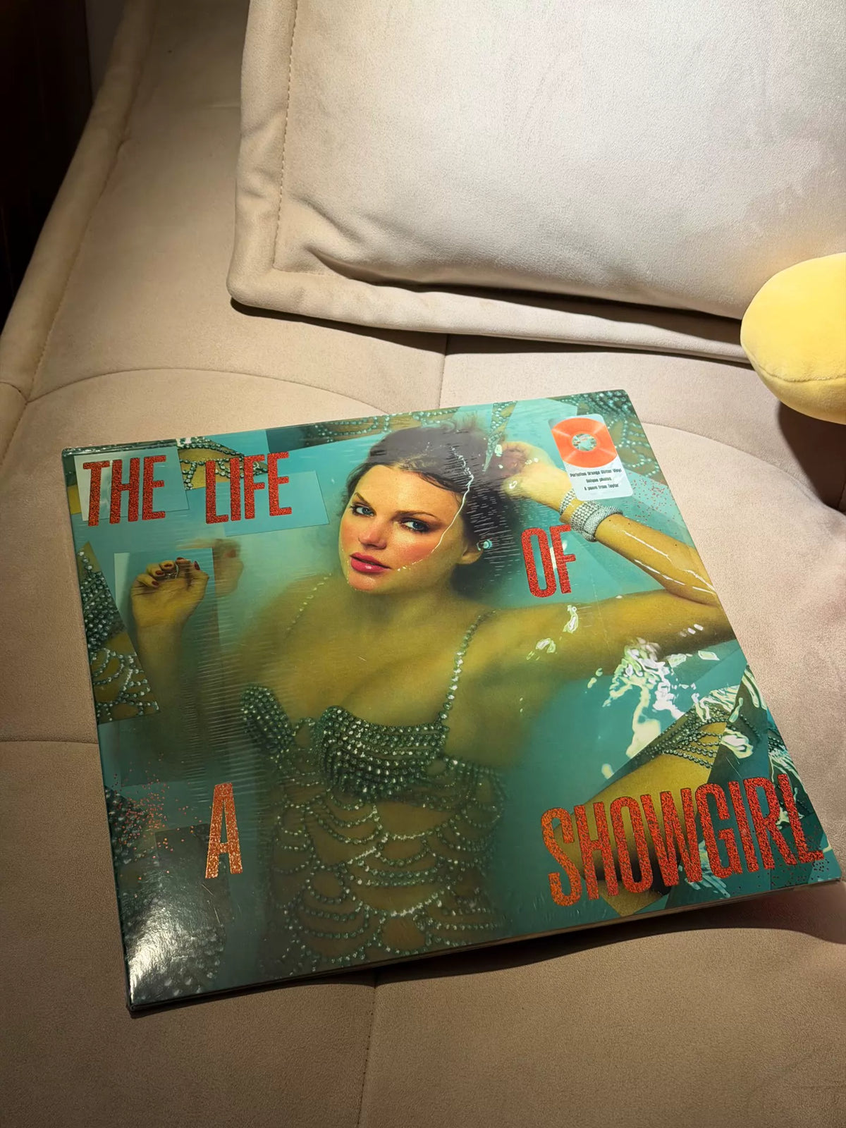 Taylor Swift – The Life of a Showgirl – Orange Vinyl, Opened