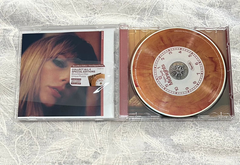 Taylor Swift – Midnights Blood Moon Signed CD — detail 3