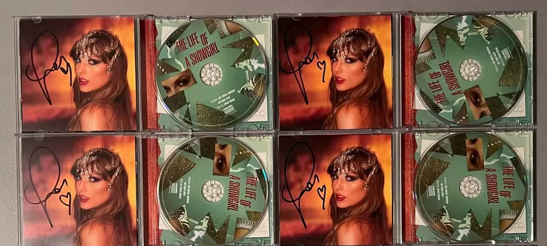 Taylor Swift – The Life of a Showgirl Opened Signed CD Choose one
