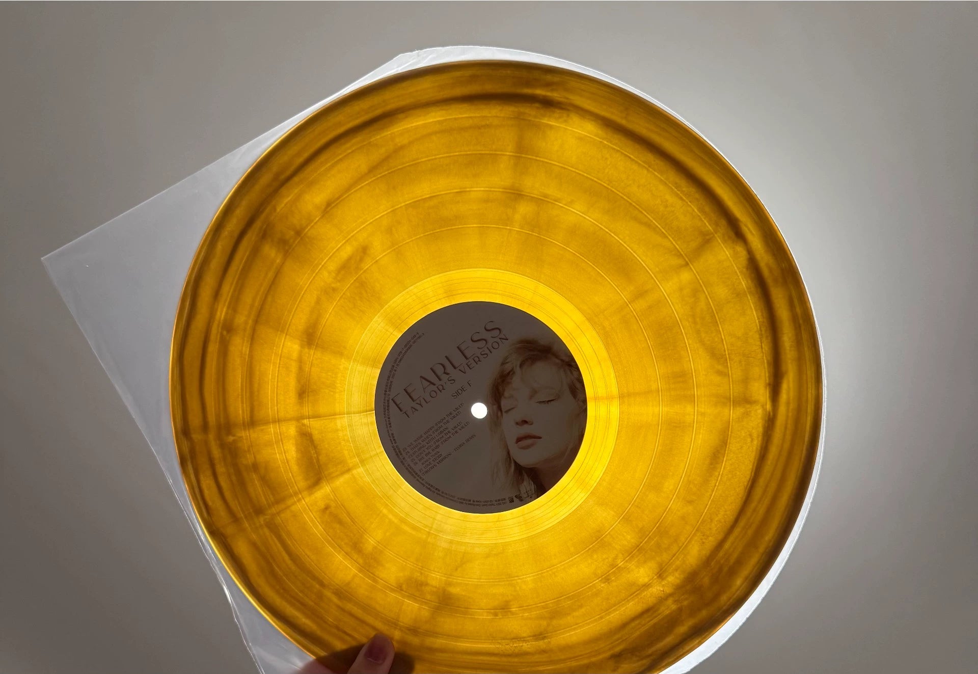 Taylor Swift — Fearless (Taylor's Version) Gold Vinyl 3LP — Opened Once — photo 2