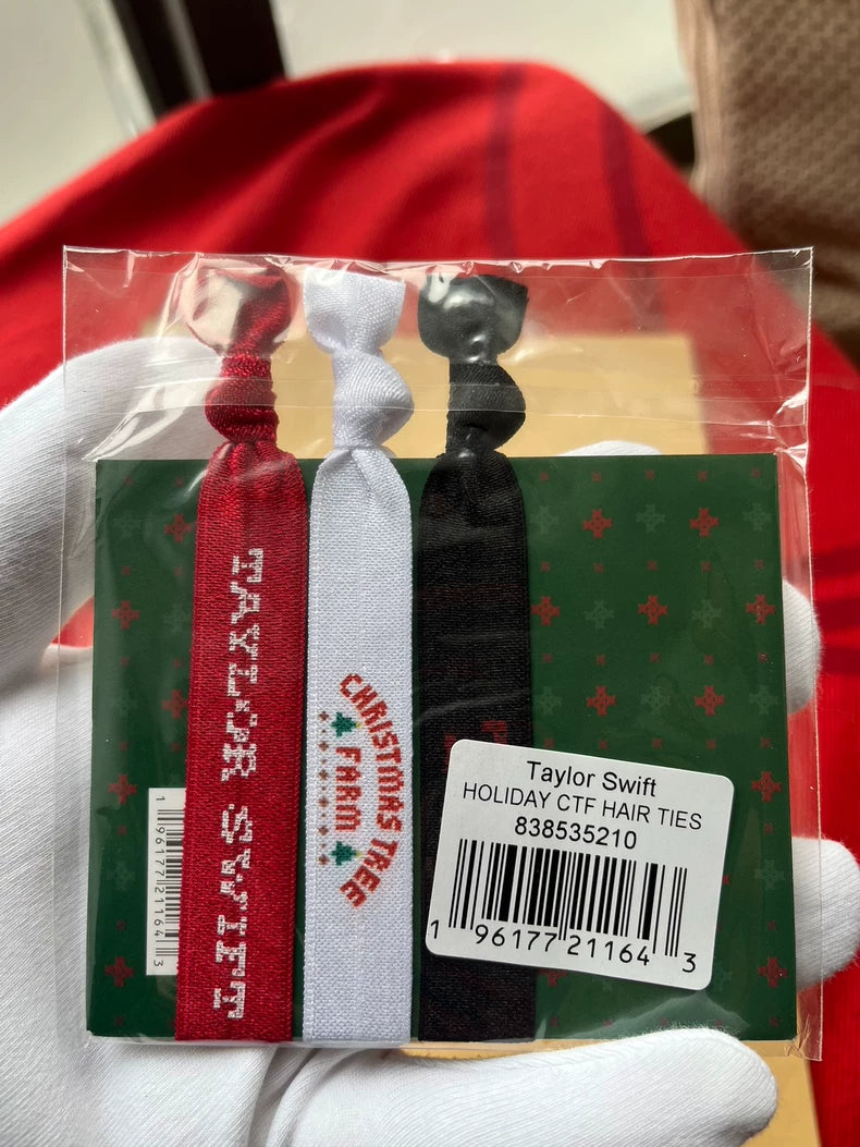 Taylor Swift – Christmas Tree Farm – Hair Tie Set