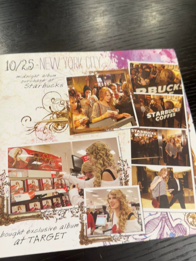 Taylor Swift – Speak Now First-Week Promotional Booklet – New – actual product photo 3