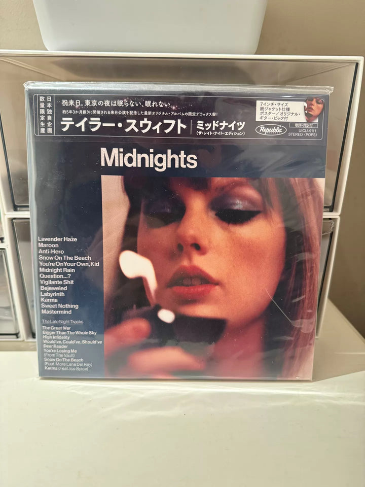 Taylor Swift – Midnights – The Late Night Edition – Japanese CD, Sealed