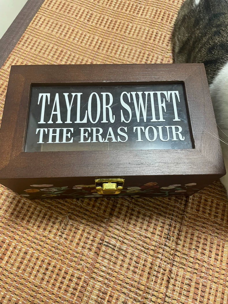 Taylor Swift – The Eras Tour Wooden Storage Box with Acrylic Lid – actual product photo 1