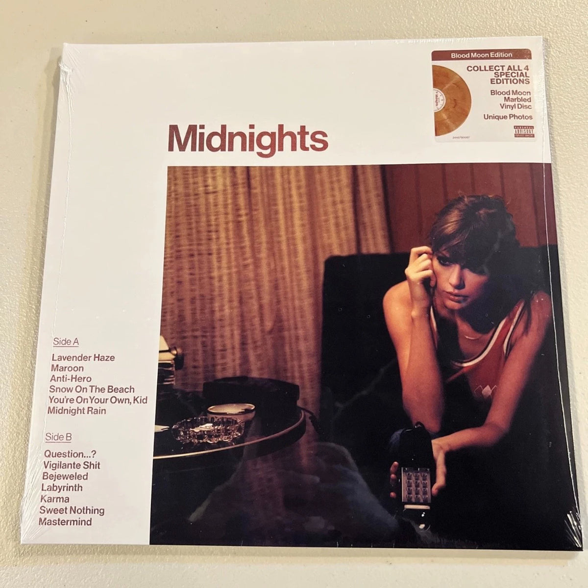 Taylor Swift – Midnights – Blood Moon Vinyl, Sealed