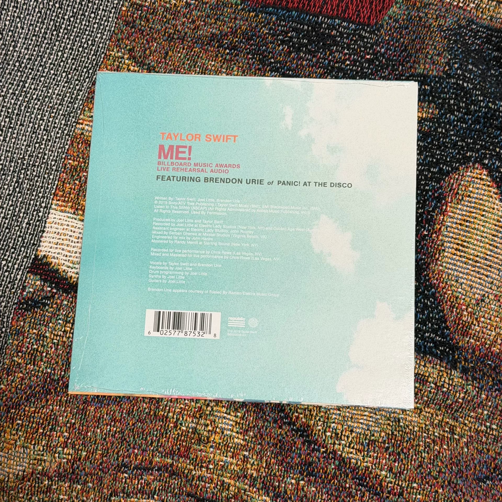 Taylor Swift – ME! Live from the Billboard Music Awards 7-Inch Vinyl (Sealed)
