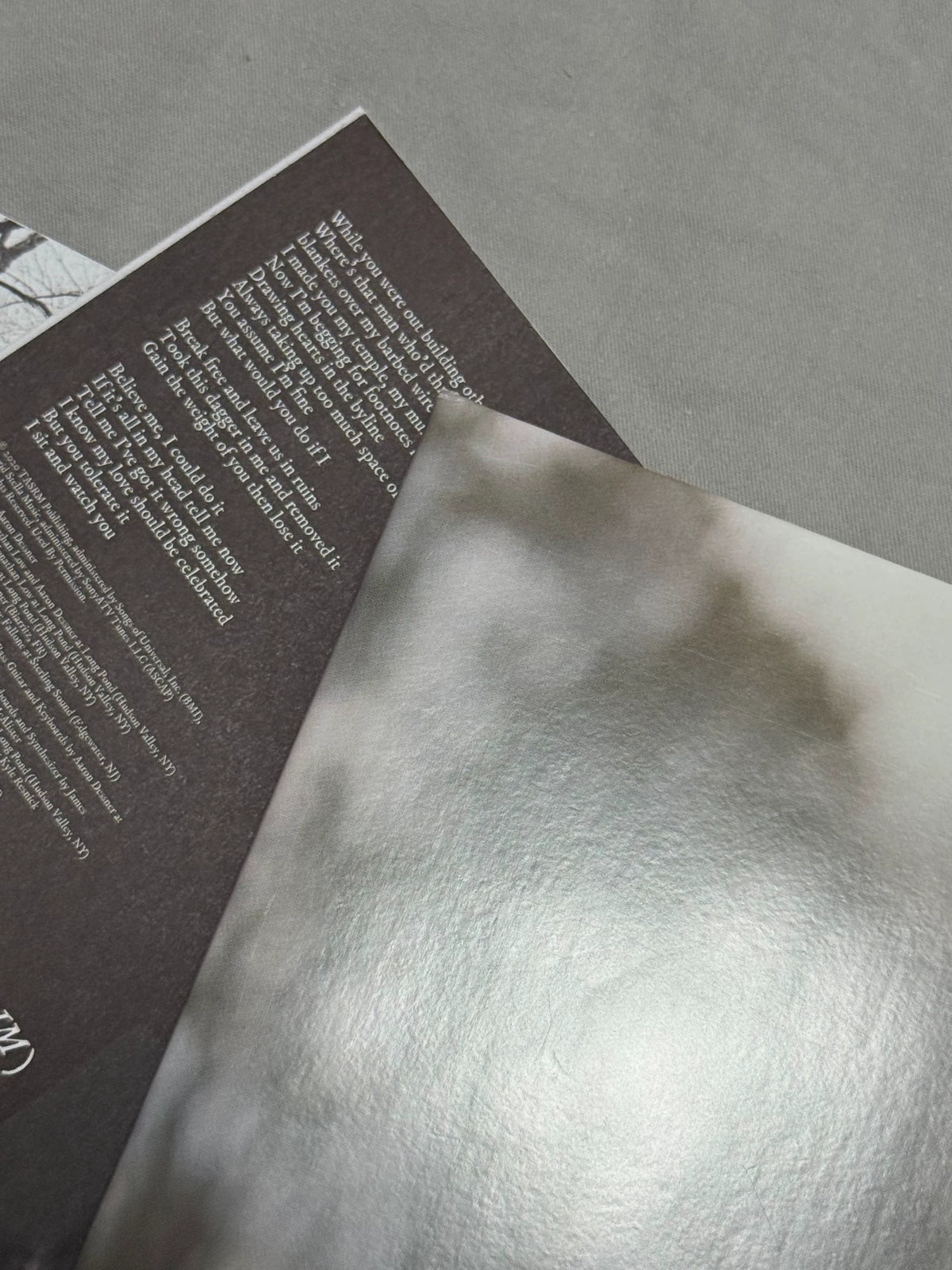 Taylor Swift – Evermore – Green 2LP, Opened, Sleeve Wear – detail 8