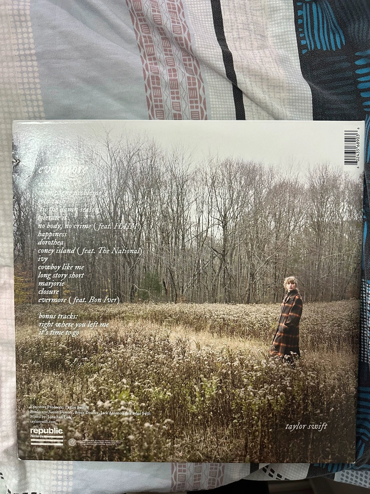 Taylor Swift – Evermore – Target Red 2LP, Opened – detail 2