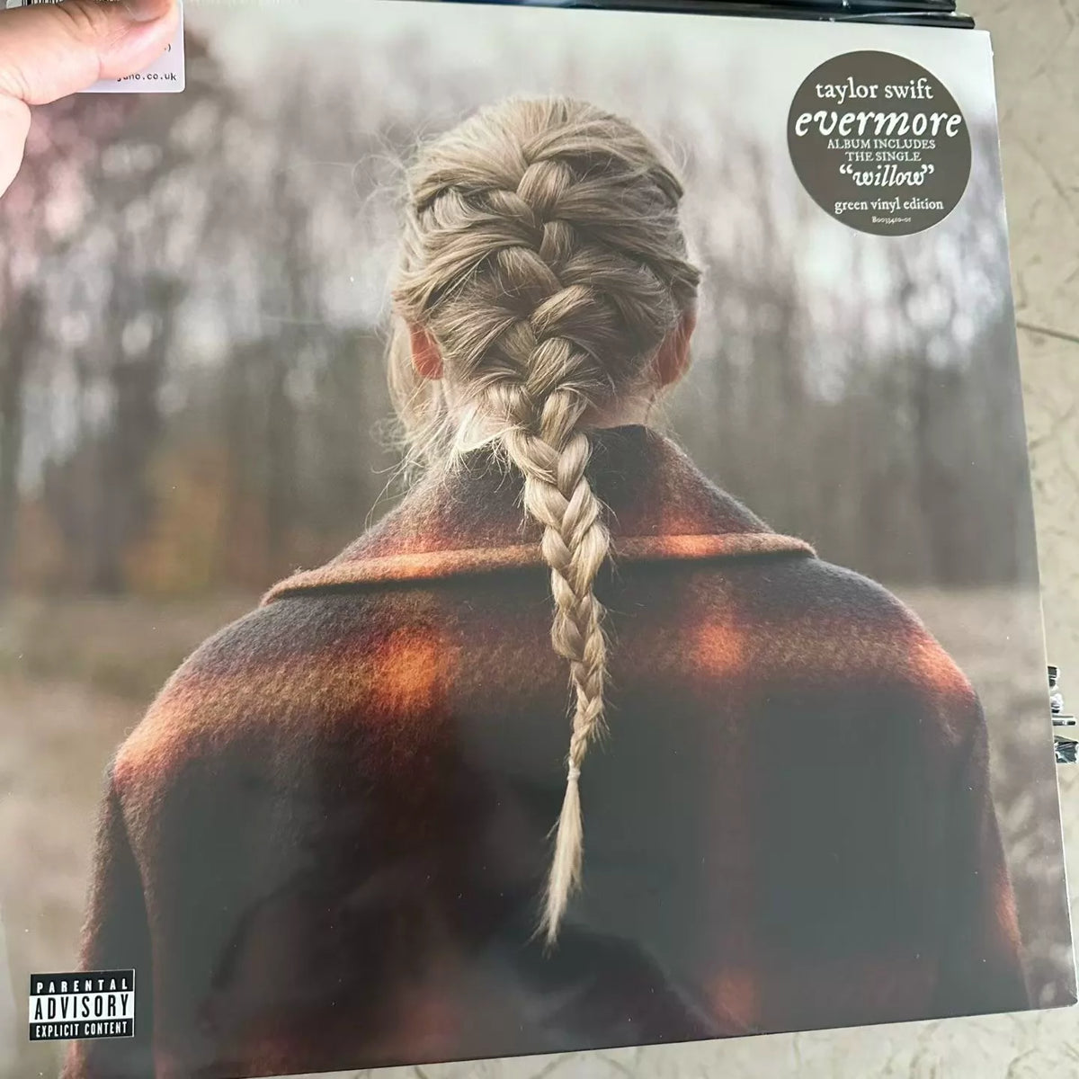 Taylor Swift – Evermore – Green Vinyl 2LP – actual item photograph 1