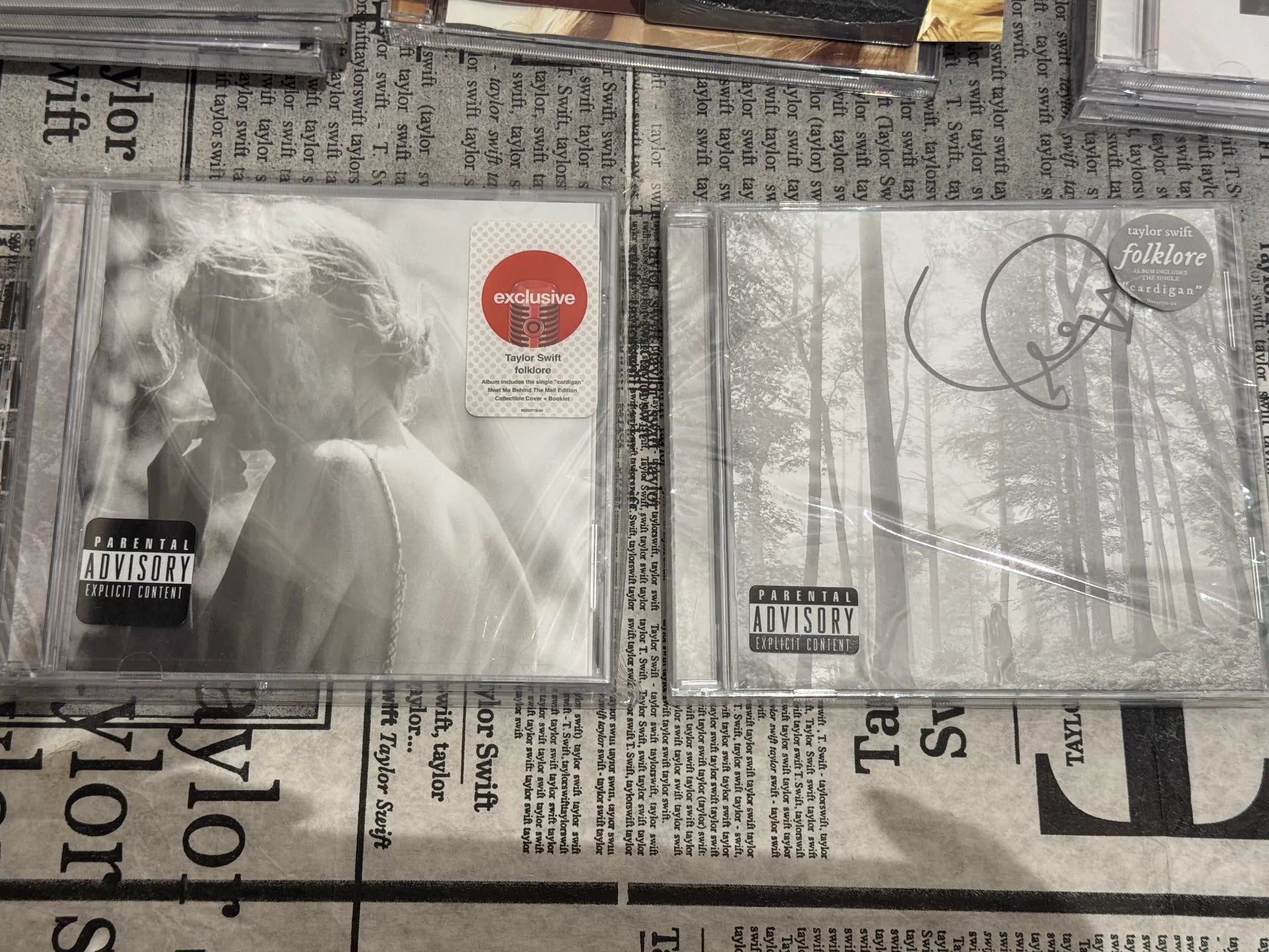 Taylor Swift – folklore Signed CD & Target Exclusive CD Bundle — front view