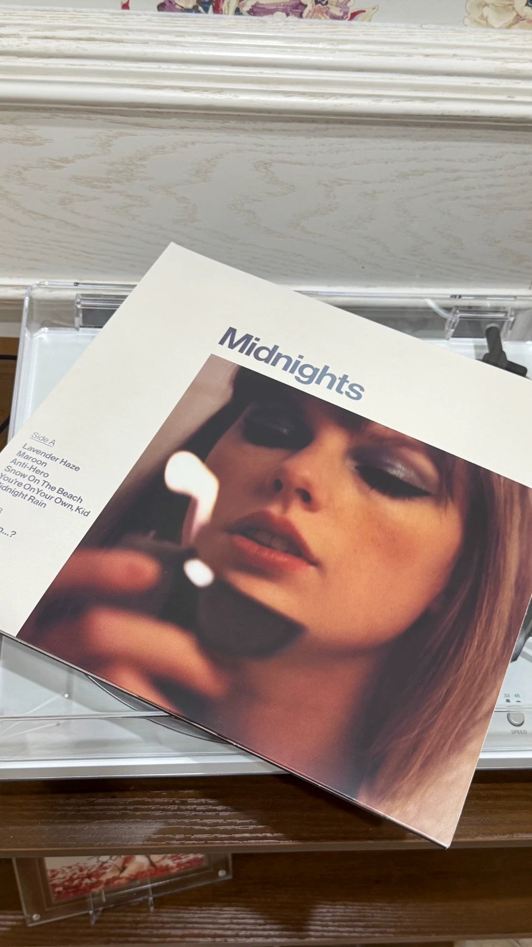 Taylor Swift – Midnights – Moonstone Blue Vinyl LP – Opened – actual item photograph 2