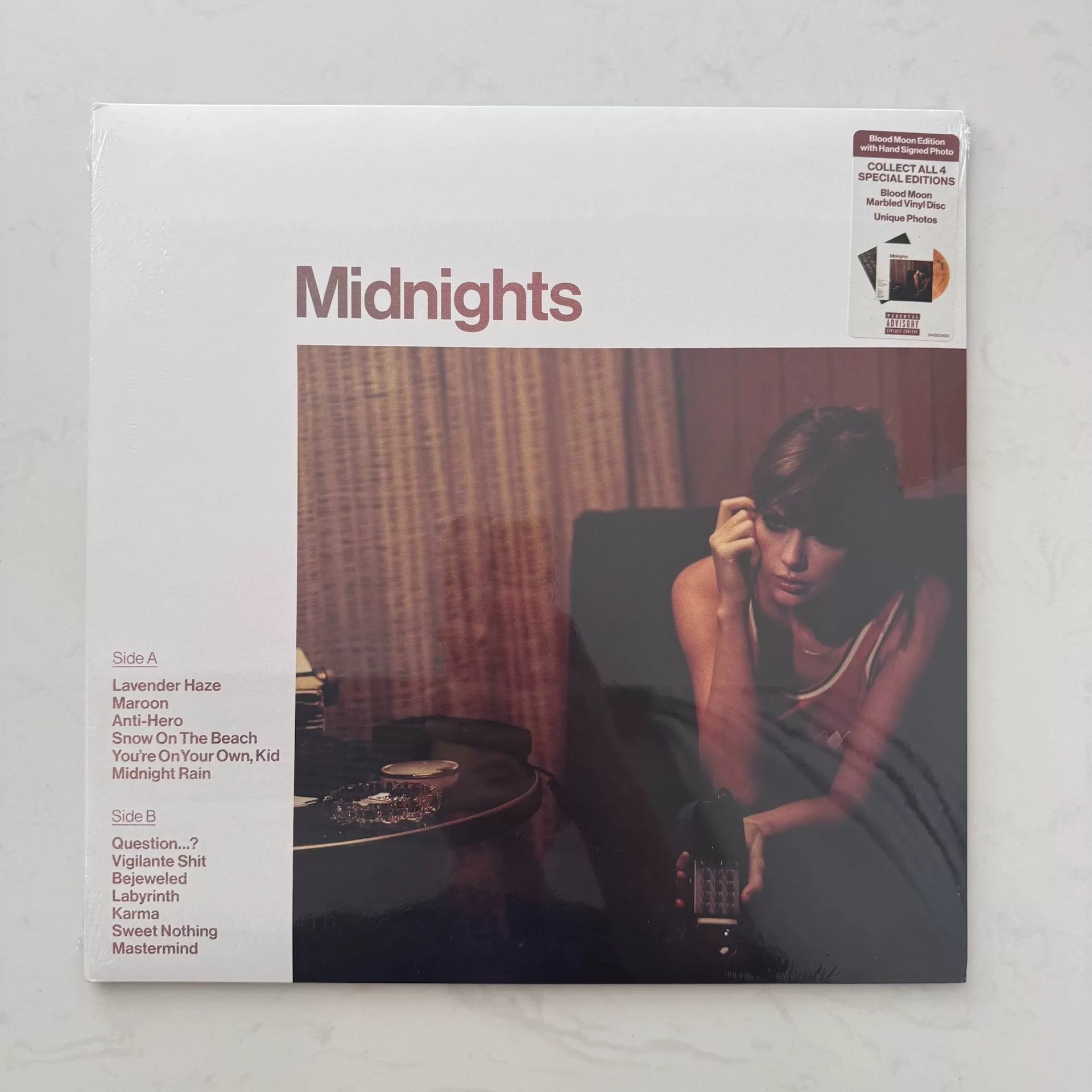 Taylor Swift – Midnights Blood Moon Signed Vinyl