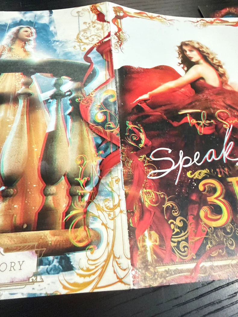Taylor Swift – Speak Now 3D Tour Program Book – Rare Vintage Merchandise – actual product photo 1