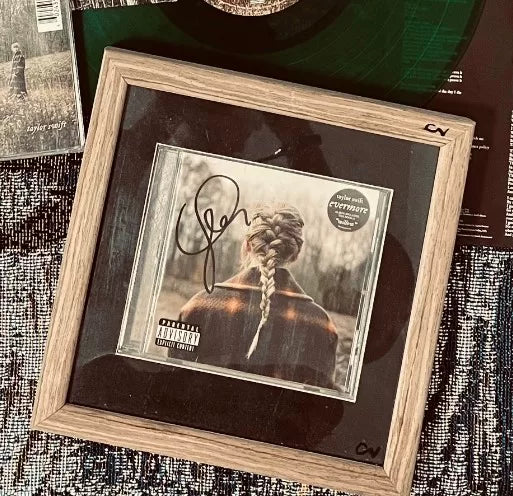 Taylor Swift – Evermore Signed CD with Heart