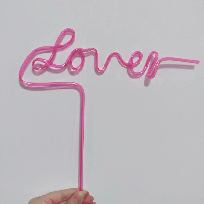 Taylor Swift – Lover Reusable PET Straws – Set of 10 – actual product photo 5