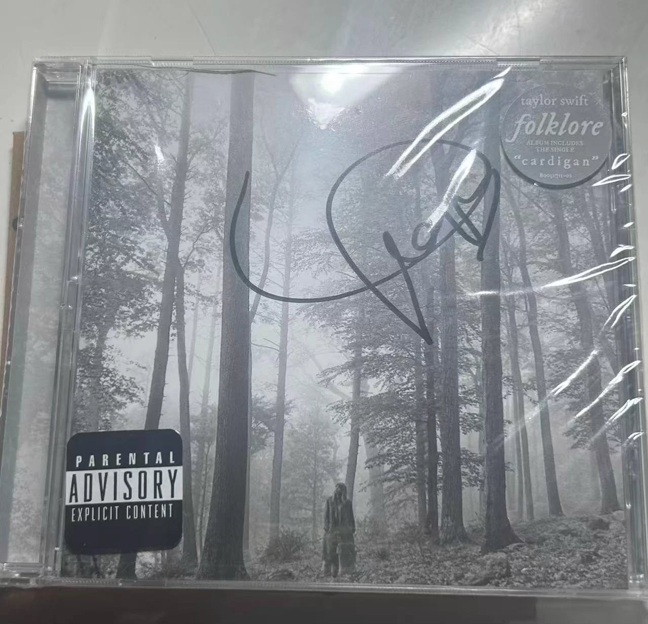 Taylor Swift – folklore Signed CD (First Batch) — front view