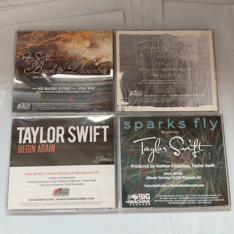 Taylor Swift – US Radio Promo CD Singles – Set of 14 – actual product photo 2