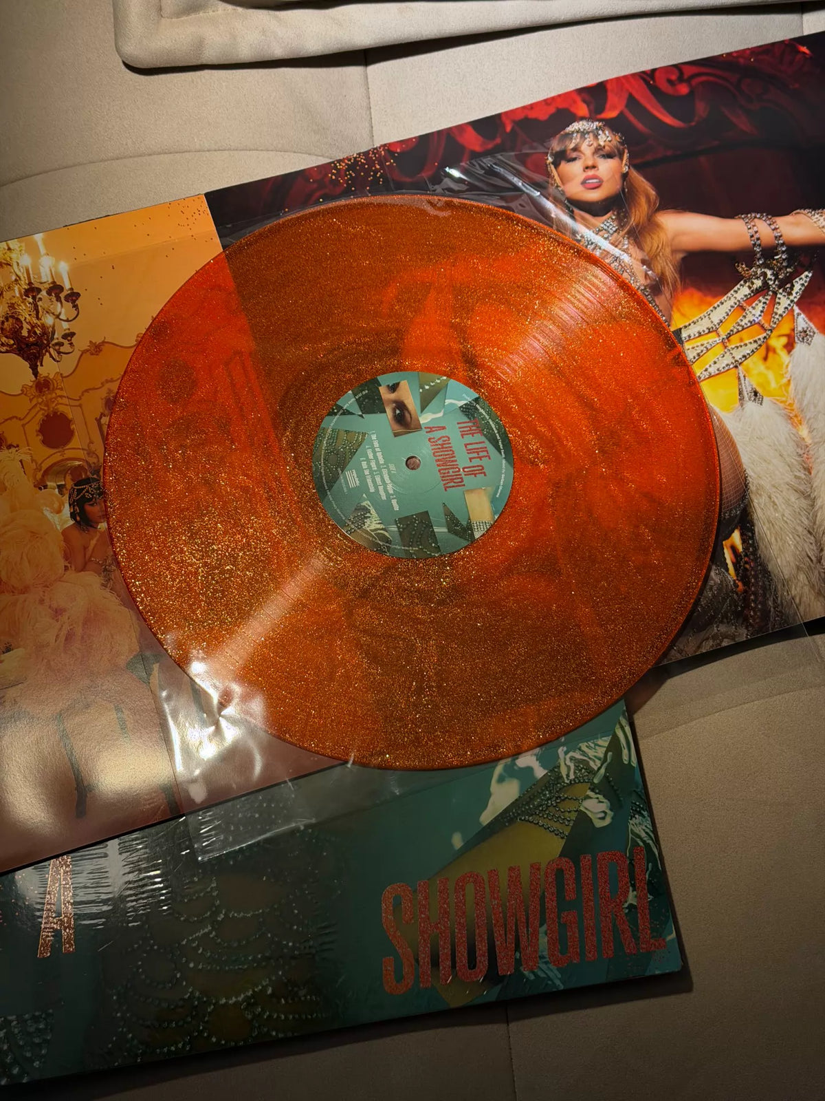 Taylor Swift – The Life of a Showgirl – Orange Vinyl, Opened