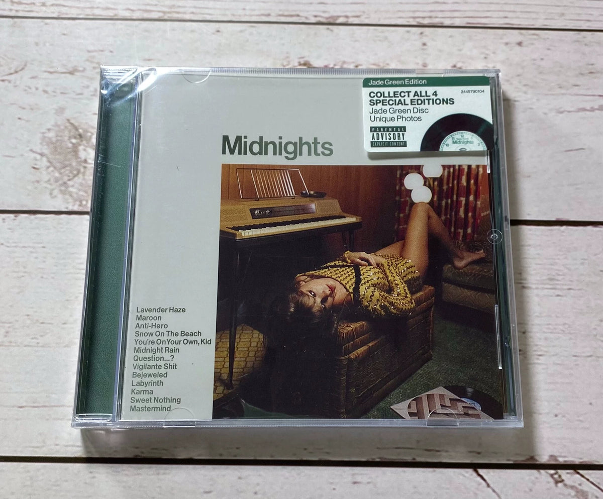 Taylor Swift – Midnights – Jade Green CD, Sealed