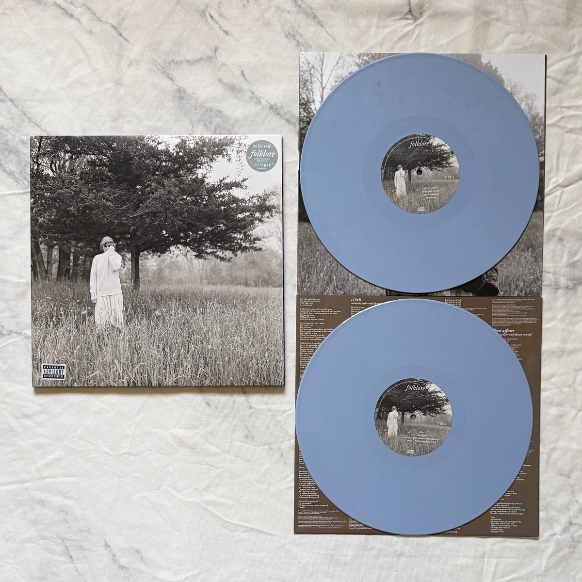 Taylor Swift – Folklore, Hide and Seek, Azure Blue 2LP – photo 1