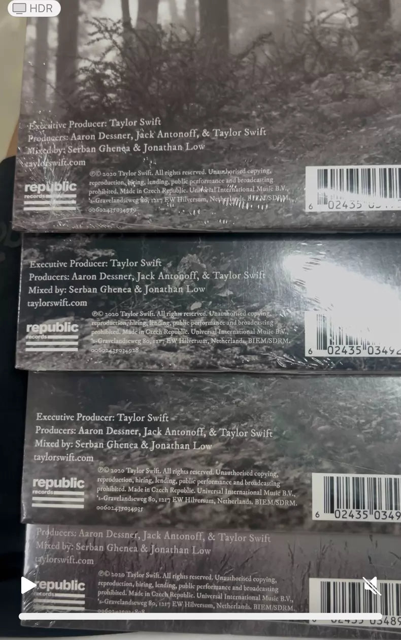 Taylor Swift – Folklore – Complete Eight-Edition Vinyl Bundle – Seven Sealed