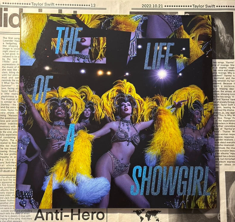 Taylor Swift – The Life of a Showgirl – Blue Glitter Vinyl
