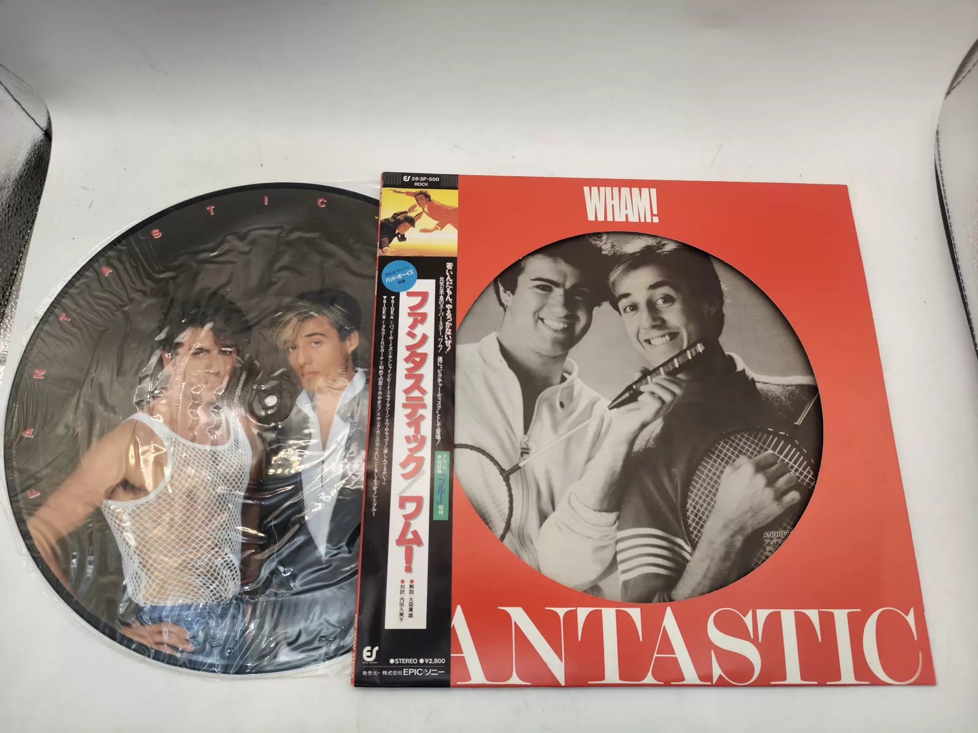 Wham! – Fantastic (1983 Japan Picture Disc Vinyl LP) – actual item photo 2