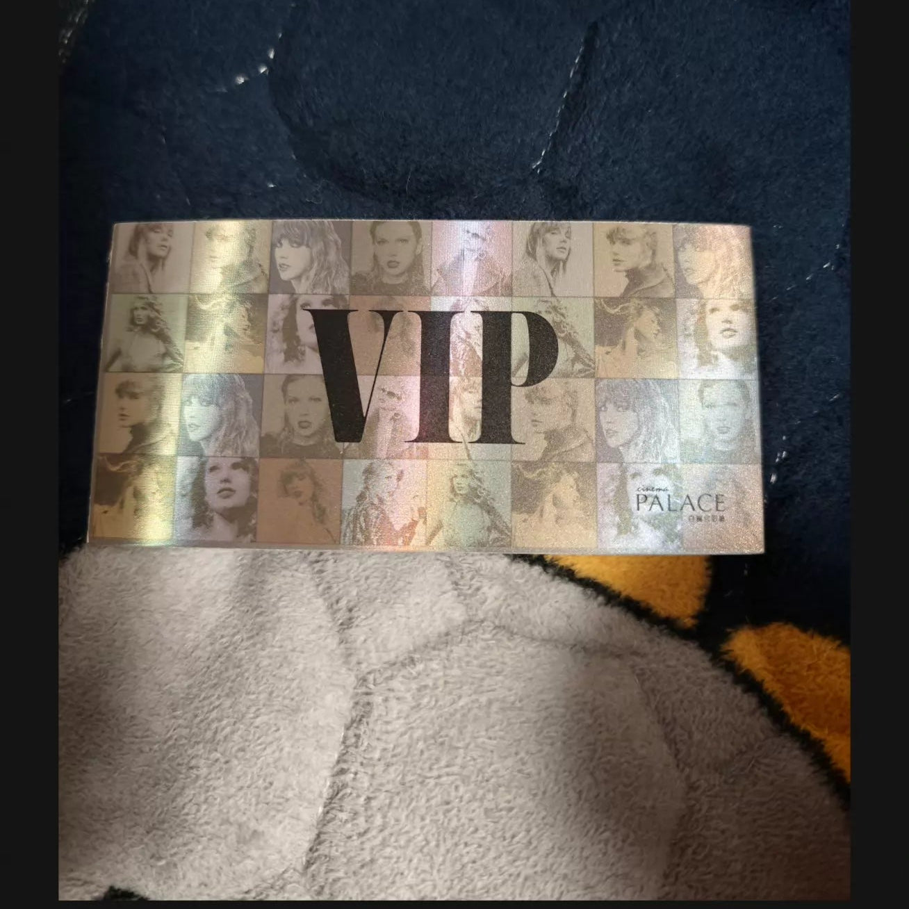 Taylor Swift The Eras Tour 2024 VIP holographic commemorative ticket detail